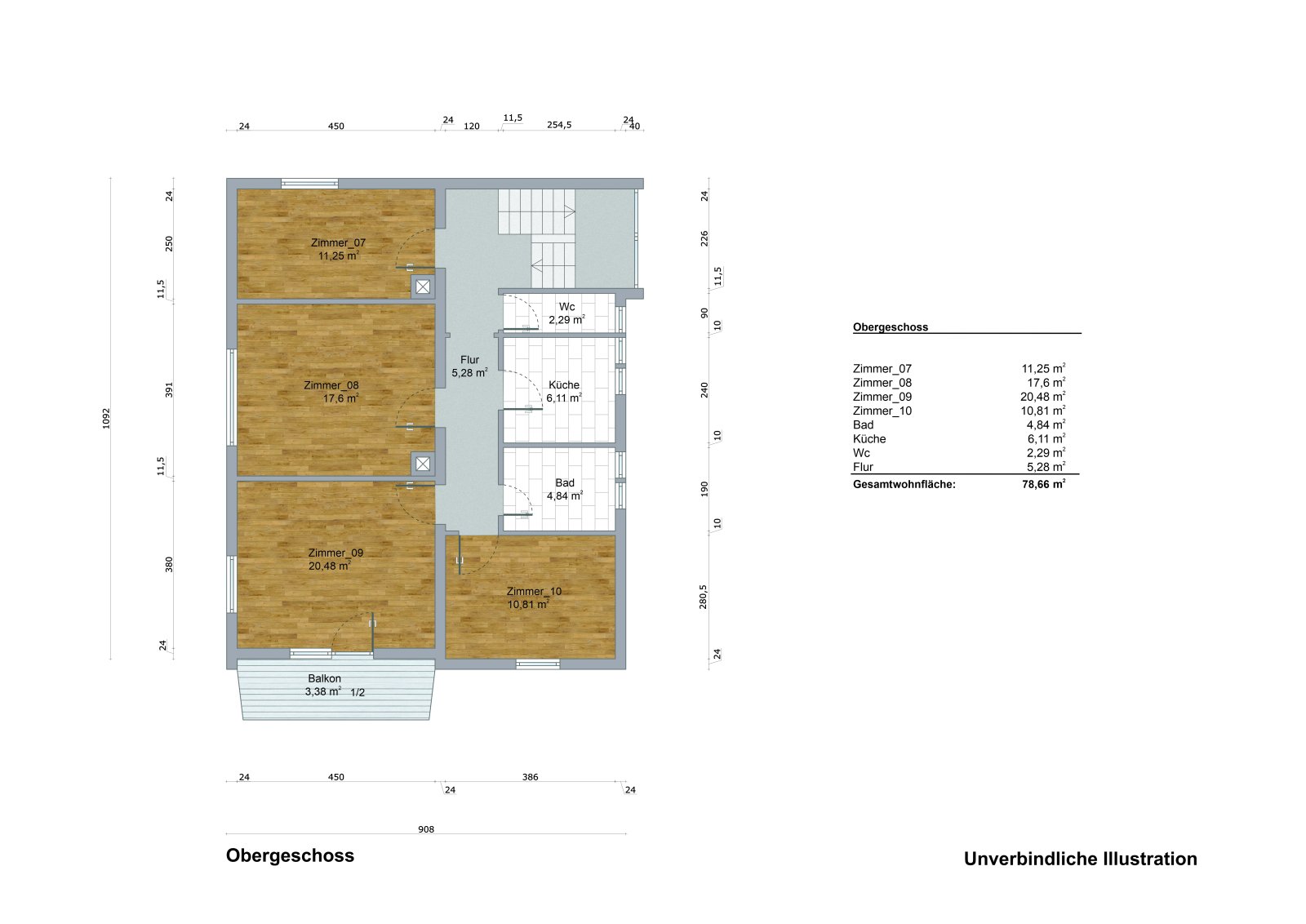 Mehrgenerationenhaus auf Erbbaugrundstück (monatlich 133.- €)