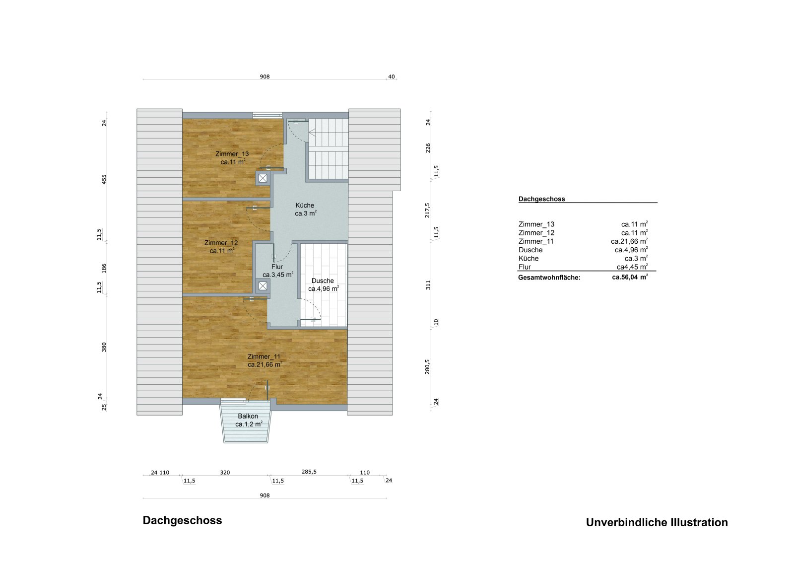 Mehrgenerationenhaus auf Erbbaugrundstück (monatlich 133.- €)