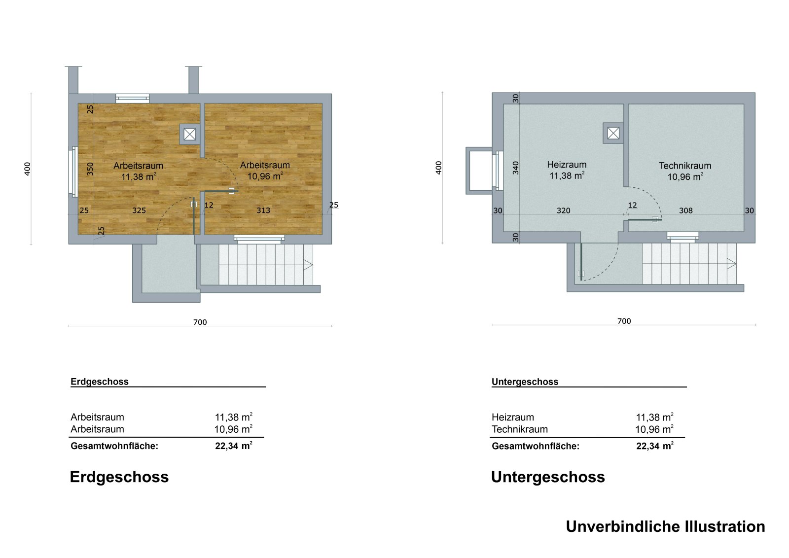 Mehrgenerationenhaus auf Erbbaugrundstück (monatlich 133.- €)