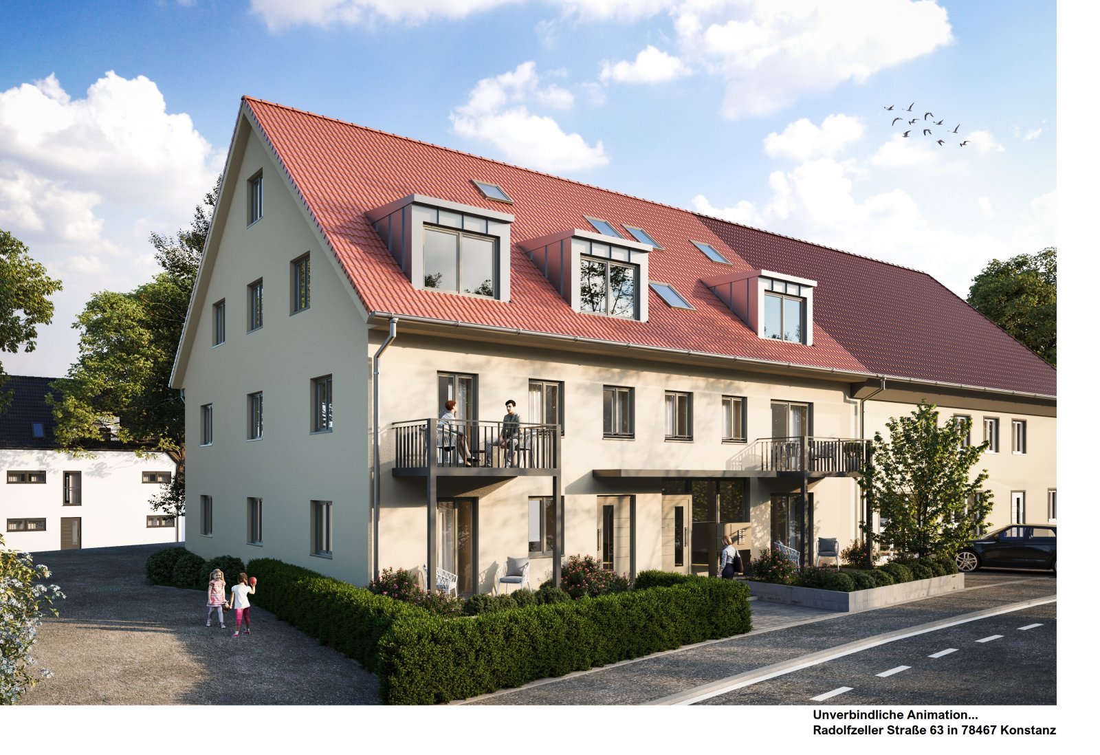 8 Eigentumswohnungen im Neubaustandard als Effizienzhaus-55-Standard (EH55)