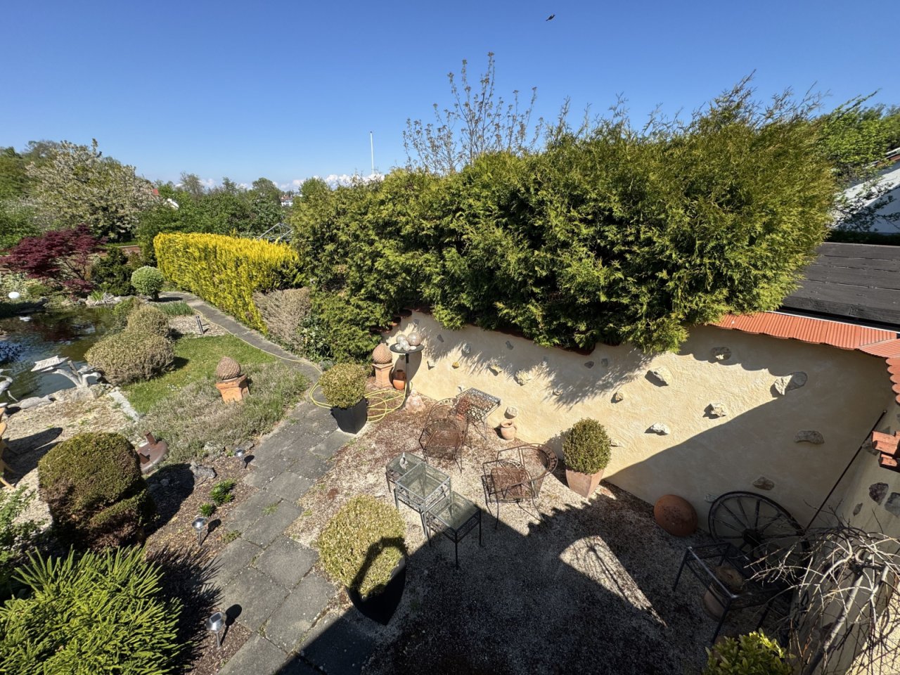 Nicht einsehbarer Garten